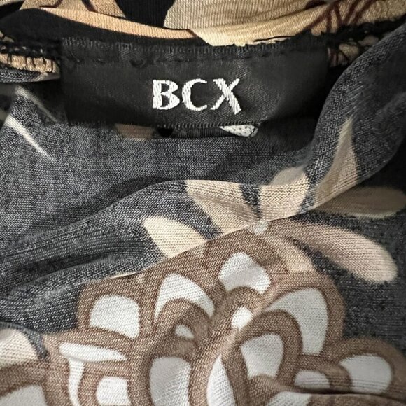 BCX Vintage Y2K Floral Print Babydoll Top Size Large Boho Going Out Top - Picture 5 of 7